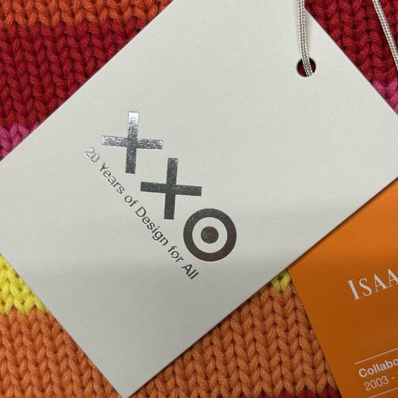 Isaac Mizrahi X Target Limited Edition Boat Neck Striped Sweater Pink Red Size M - Picture 4 of 12